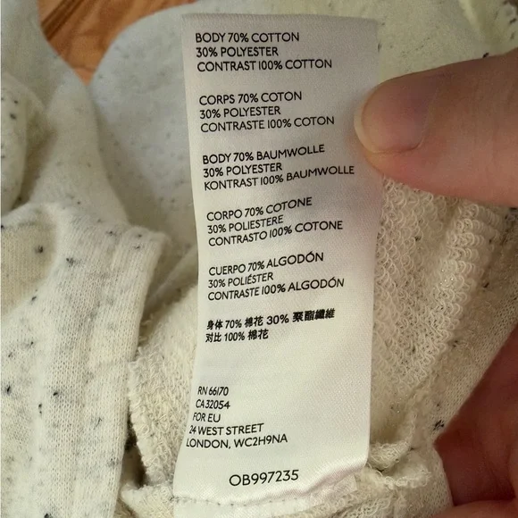 Free People My Girl Pullover Beige Ecru Size Medium - Picture 9 of 11